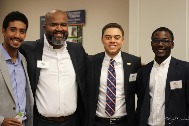 Former Assistant Dean Oren McClain, African-American Affairs and UVA students